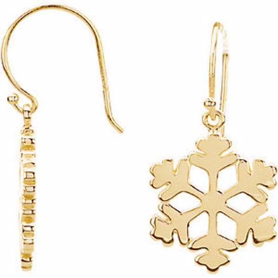 84639:103:P Petite Snowflake Earrings