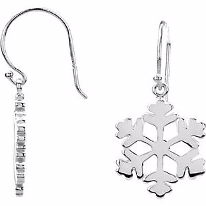 84639:104:P Petite Snowflake Earrings