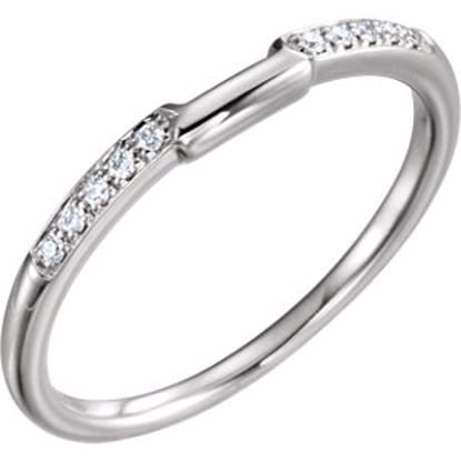 62317:103:P Sterling Silver Cubic Zirconia Band for 5mm Princess Ring