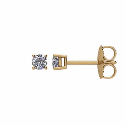 67534:109:P 14kt Yellow 1/3 CTW Diamond Earrings