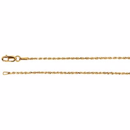 CH947:104:P 14kt Yellow 1.3mm Diamond-Cut Rope 20" Chain
