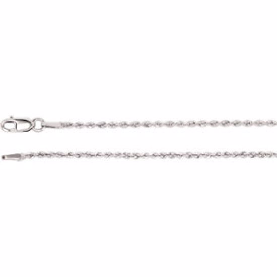 CH954:102:P 14kt Yellow 1.5mm Rope 16" Chain