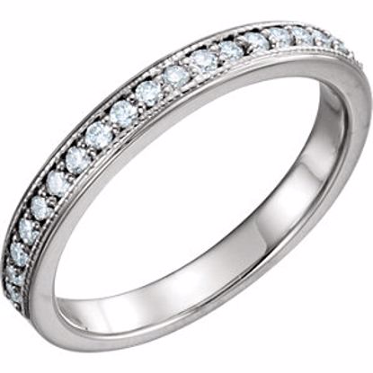 67706:100:P 14kt White 1/3 CTW Diamond Anniversary Band