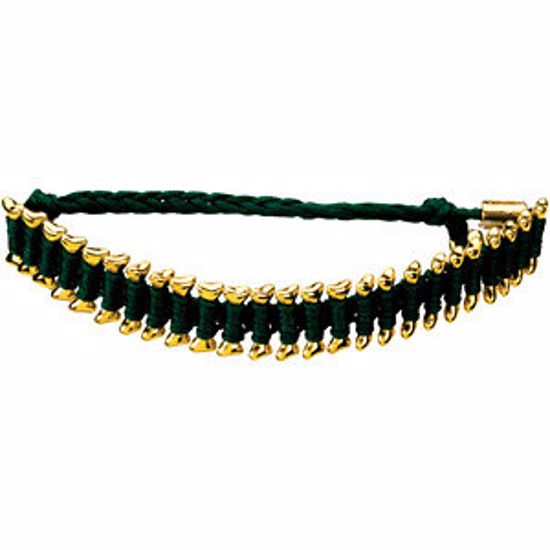 BRC625:109:P Green Heart U Back&trade; Friendship Bracelet