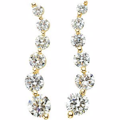 67723:60002:P Journey Diamond Earrings