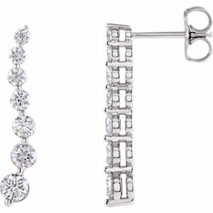 67723:60012:P Journey Diamond Earrings