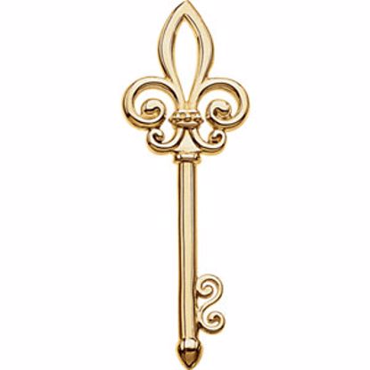 84695:101:P Fleur-de-lis Key 