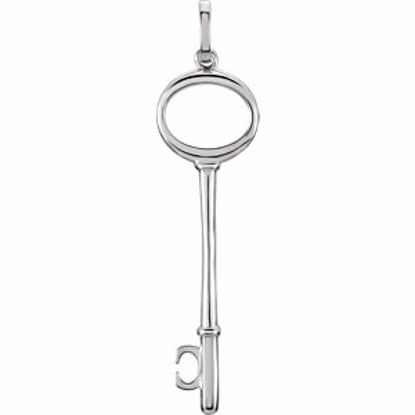 84701:325325:P Sterling Silver Key Pendant