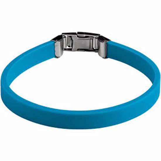 BRC450:102:P LifeLink&trade; Rubber Bracelet with Clasp