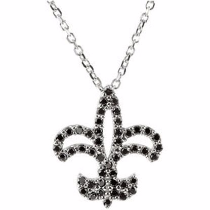 67755:84714:P Fleur-de-lis Necklace