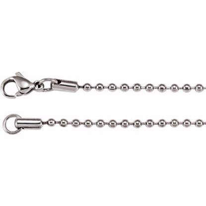 C409:213:P Stainless Steel Bead Chain 2.4mm