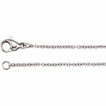 C413:225:P Stainless Steel 1.5mm Cable 20" Chain