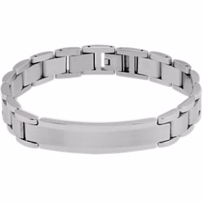 B104:101:P Stainless Steel ID Bracelet 