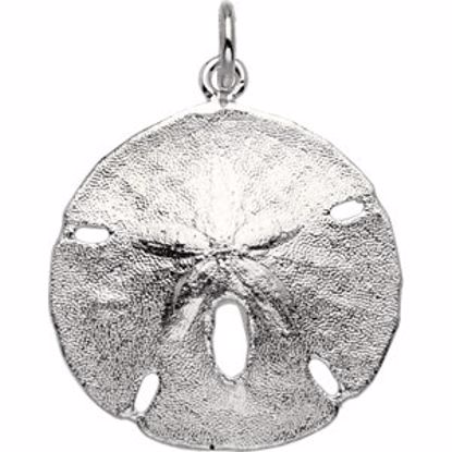 84817:101:P Sterling Silver Sand Dollar Pendant