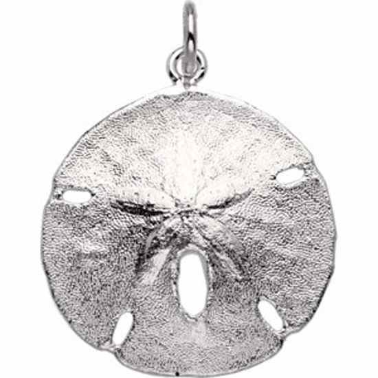 84817:101:P Sterling Silver Sand Dollar Pendant