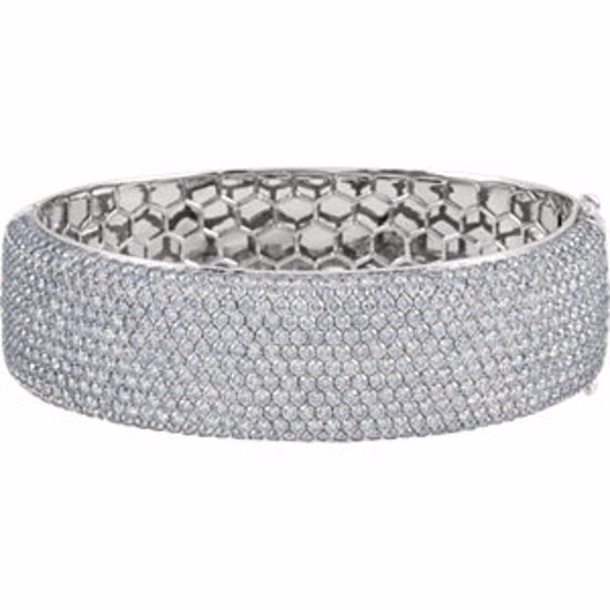 67834:100:P Pavé Bangle Bracelet