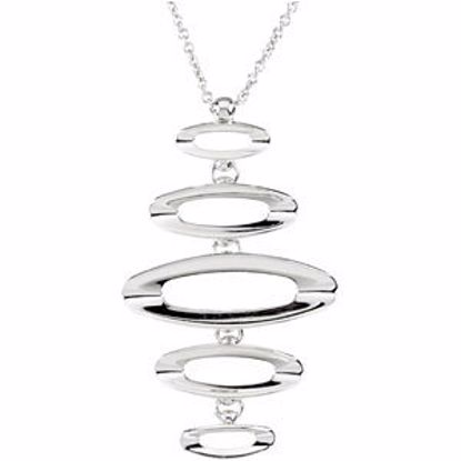 84842:100:P Sterling Silver Fashion Necklace