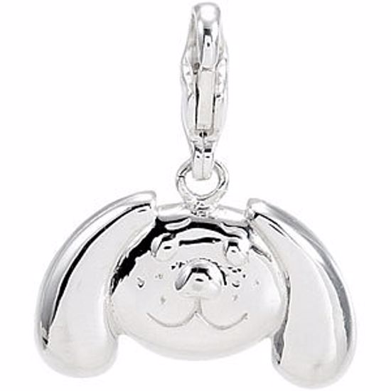 84767:102:P Charming Animals® Floppy Ear Dog Charm