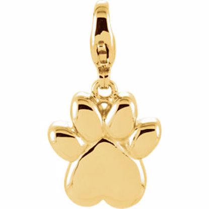 84789:101:P Charming Animals® Paw Print Charm