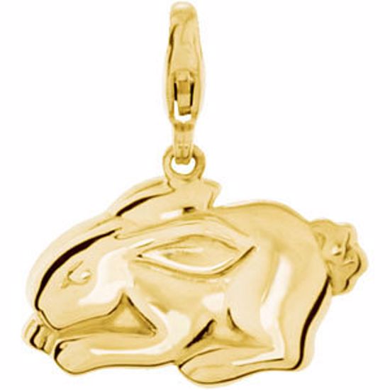 84785:101:P Charming Animals® Rabbit Charm