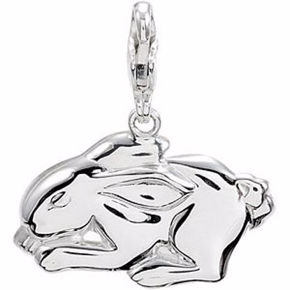 84785:102:P Charming Animals® Rabbit Charm