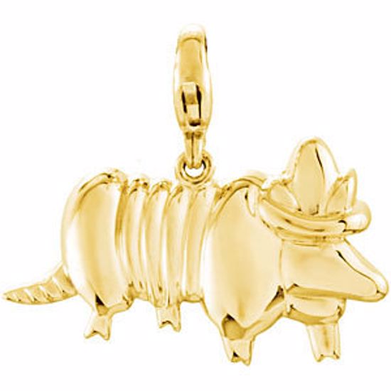 84769:101:P Charming Animals® Armadillo Charm