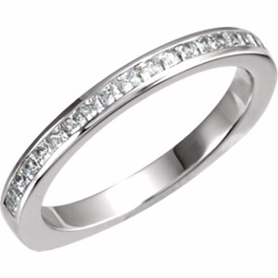 67861:102:P 14kt White 1/3 CTW Diamond Band for 5.2mm Engagement