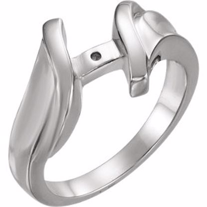 50299:275319:P 14kt X1 White Freeform Peg Remount Ring
