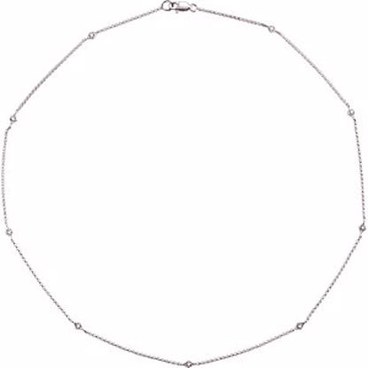 67876:101:P 14kt White 1/6 CTW Diaomnd 16" Necklace