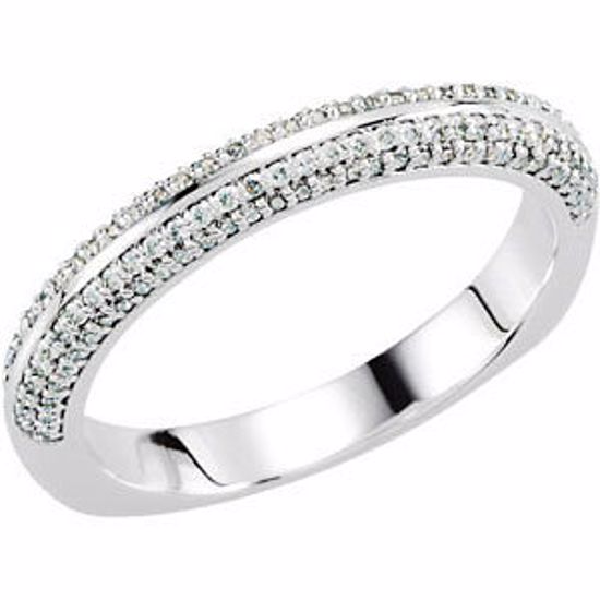 67855:105:P 18kt White 1/3 CTW Diamond Band