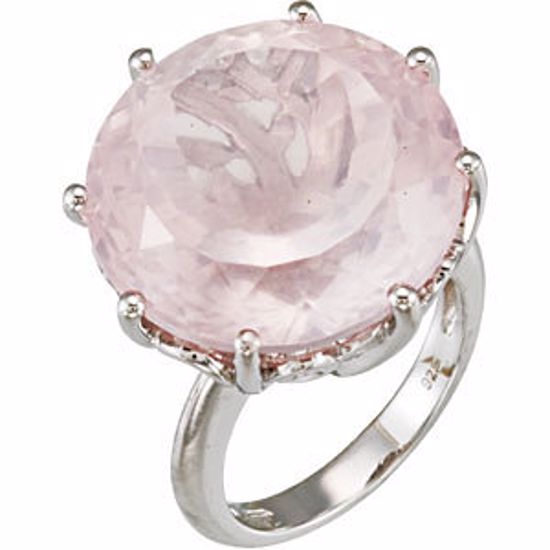 67912:101:P Rose Quartz Ring