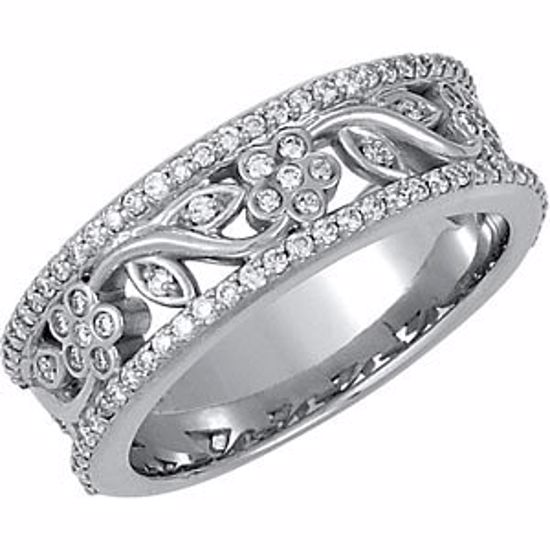 67956:103:P 14kt White 1/2 CTW Diamond Anniversary Band