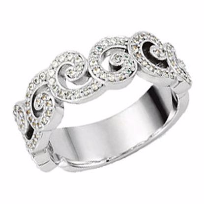 67957:103:P 14kt White 1/2 CTW Diamond Anniversary Band
