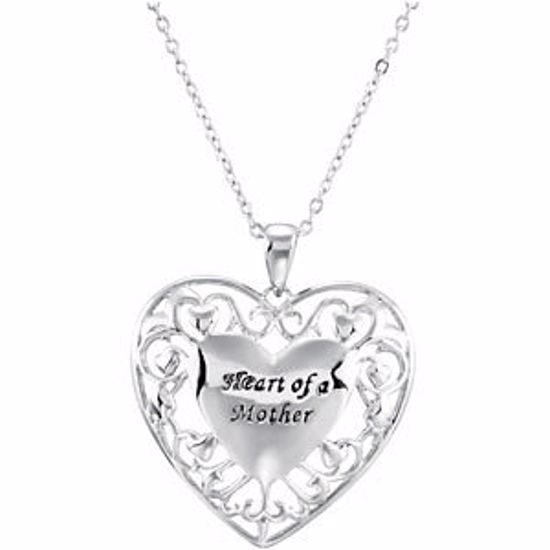 R410010:1010:P Heart of a Mother Necklace