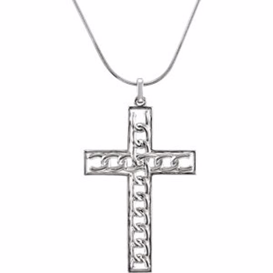 R410015:1010:P Freedom Cross Necklace