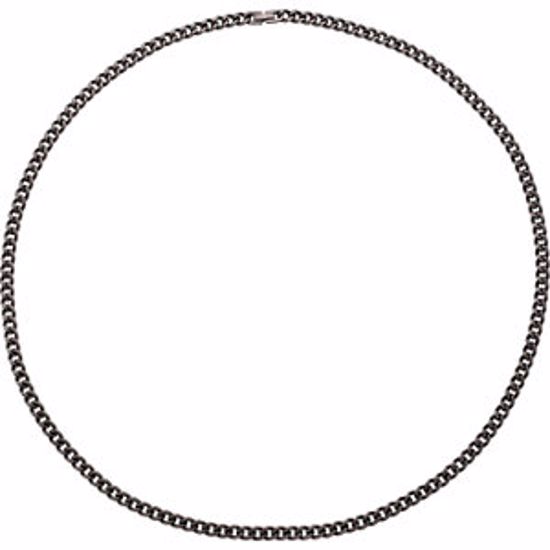 C862:103:P Stainless Steel Oxidized Curb 30" Chain