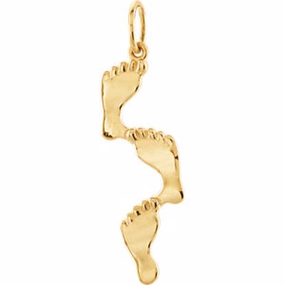 R45237:101:P Footprints Pendant 