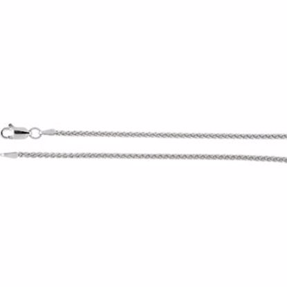 CH971:105:P Sterling Silver 1.8mm Wheat 24" Chain