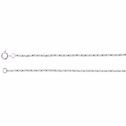 CH975:101:P Sterling Silver 1.45mm Twisted Box 7" Chain
