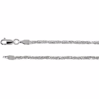 CH976:103:P Sterling Silver Twisted Wheat Chain 2.25mm 