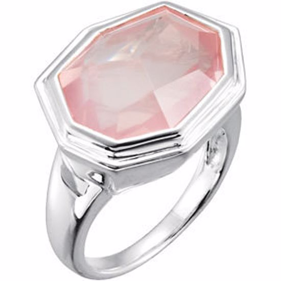 68168:101:P Rose Quartz Ring