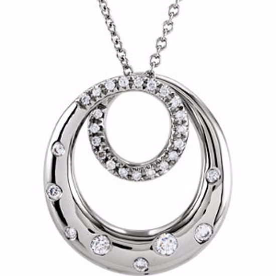 68102:60001:P Diamond Circle Necklace