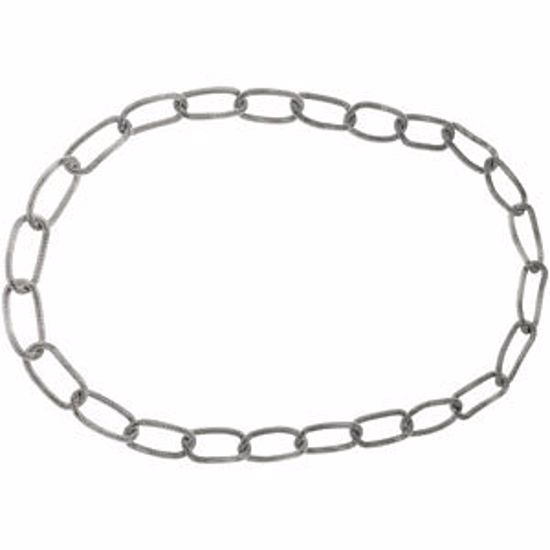 FN279:201:P Amalfi® Stainless Steel Link 36" Necklace