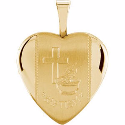 R45248:102:P Heart Baptismal Locket