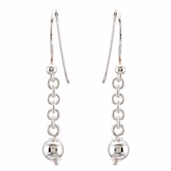 28158:101:P Sterling Silver 12.7mm Rolo Chain Lever-Back Earrings