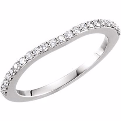 67929:104:P 14kt White 1/4 CTW Diamond Matching Band 