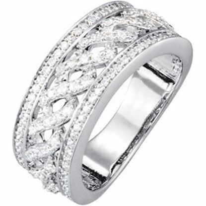 67943:102:P Platinum 5/8 CTW Diamond Anniversary Band