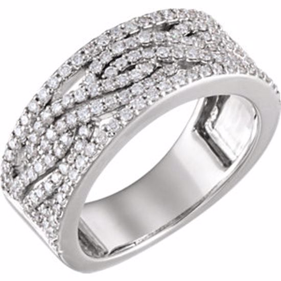 67944:102:P Platinum 3/4 CTW Diamond Anniversary Band