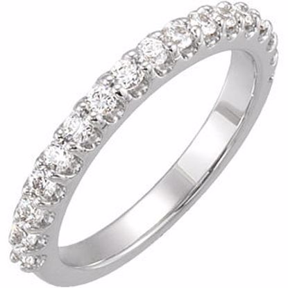 68205:1217370:P 14kt White 1/2 CTW Diamond Band