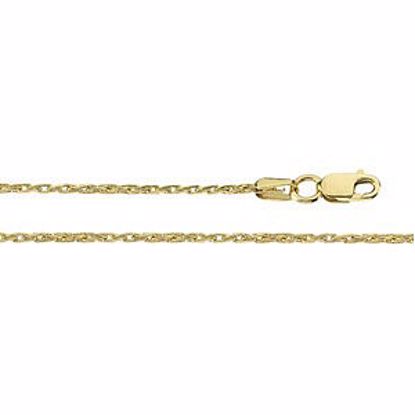 CH970:108:P 14kt Yellow 1.28mm Wheat 7" Chain